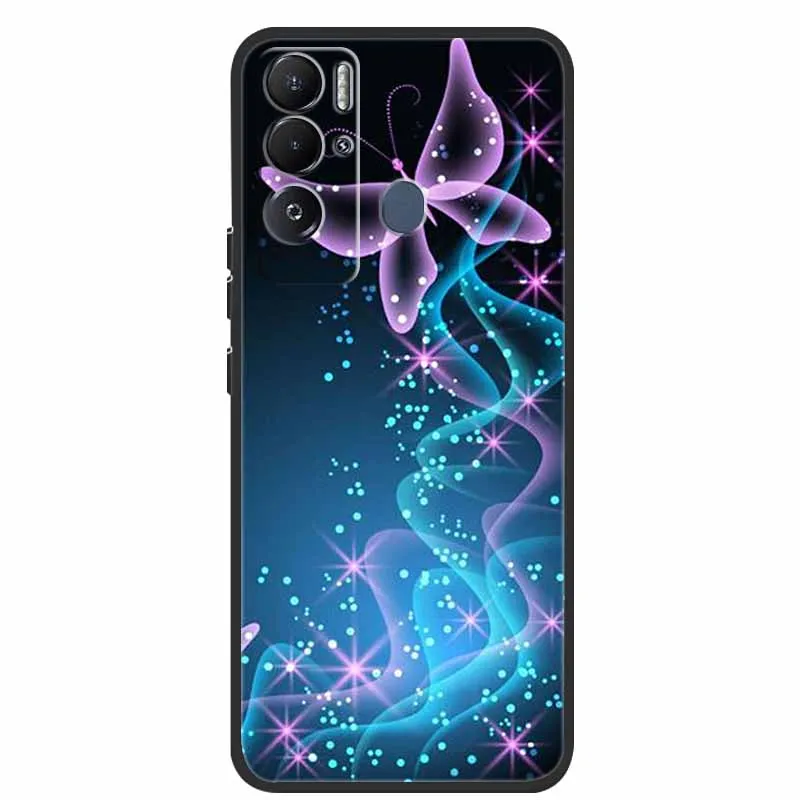 Animal Print Soft Silicone Shockproof Phone Case with Bumper Coque