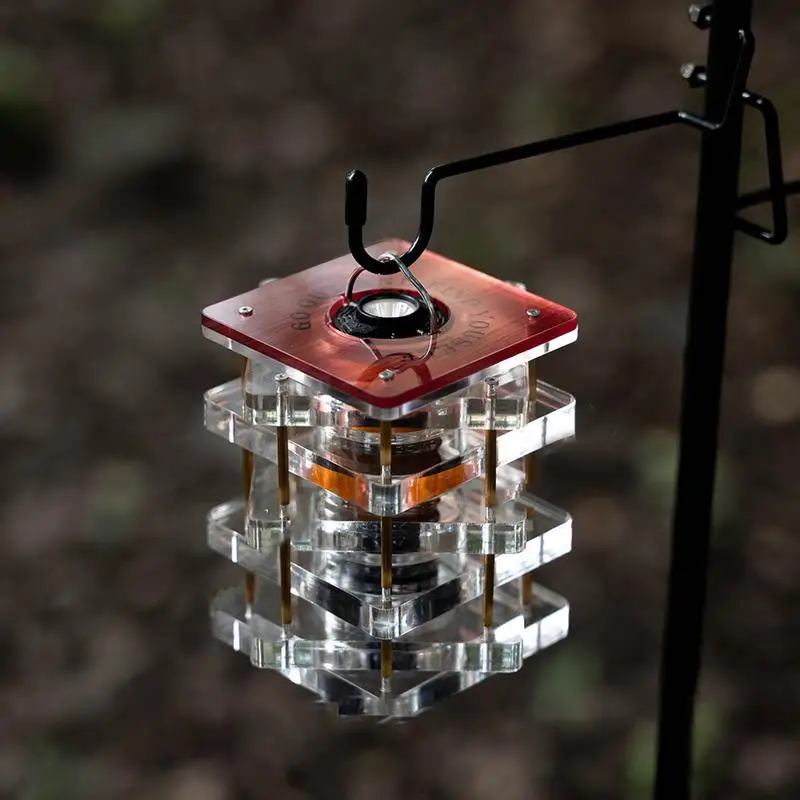 Acrylic Camping Lampshade Atmosphere Lampshade Outdoor Lantern Cover Lampshade Flashlight Campinglight Covers Camping Accessory