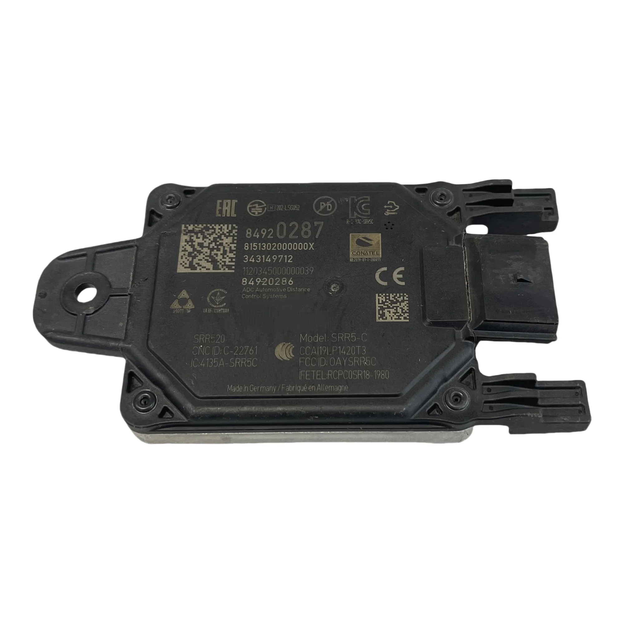 84920287 캐딜락 CT4 2020-2025용 우측 후방 사각지대 감지 센서 모듈