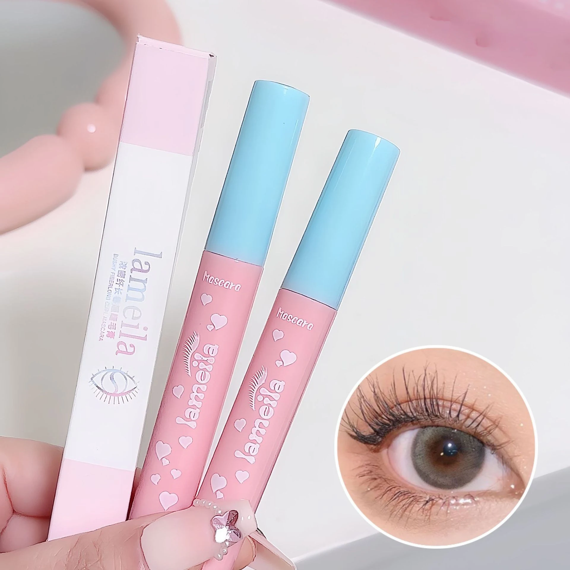 Long-acting Waterproof Mascara For Curled And Extended Eyelashes_voghion.com