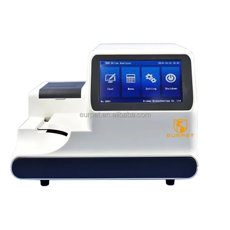 

EUR PET Clinical Portable Clinic Portable Vet Veterinary Animal Use Automatic Automated Urine Strip Analyzer