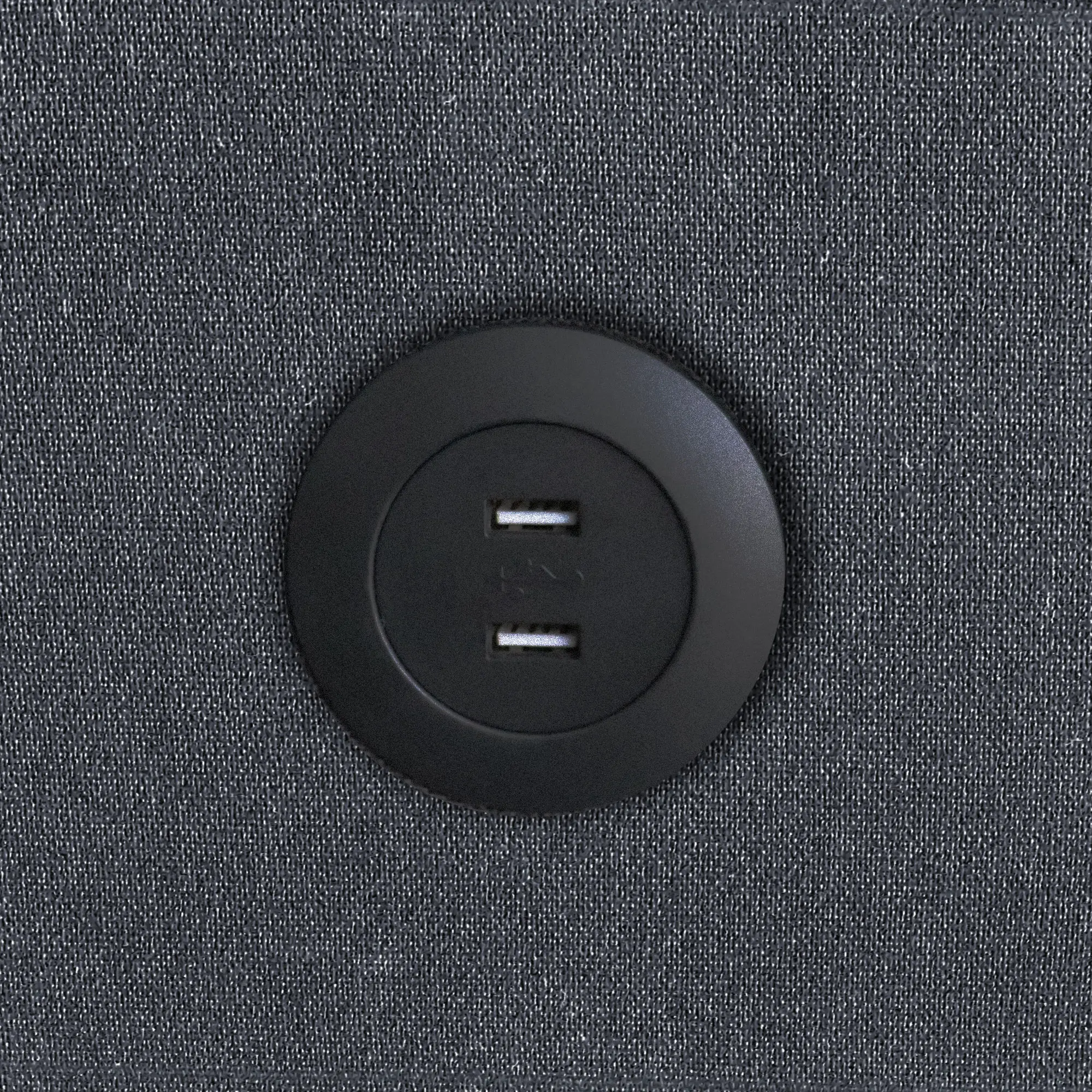 Modernes 3-in-1 Konvertierbares Zweisitzer-Sofa mit Verstellbarer Rückenlehne, USB, Armlehnen-Taschen und Kissen für Wohnzimmer oder Schlafzimmer – Detail 23