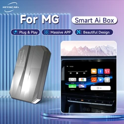 2024 HEYINCAR Smart AI Box  Android Auto Wireless CarPlay For MG ZS EV MULAN MG4 MG5 EHS MARVEL R  MAXUS android box car play