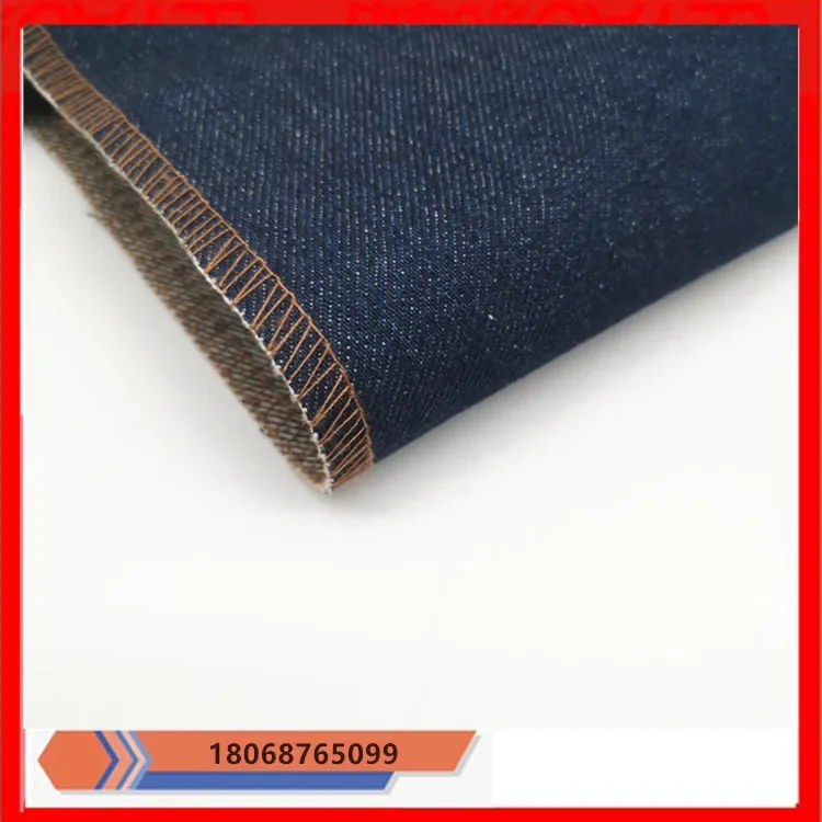 Washed Cotton Denim Fabric 13 Oz Twill Workwear Style for Clothing Making Boys Girls Children Baby Accessories