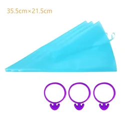 Silicone Baking Mat - Non-Stick Cookie and Pastry Sheet (Cake Framing Bag6pcs)