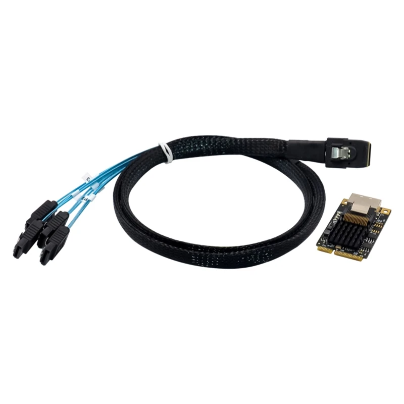 88SE9215 Mini PCIE 9215 1 out 4 SATA3.0 Плата расширения для настольного промышленного узла Sata