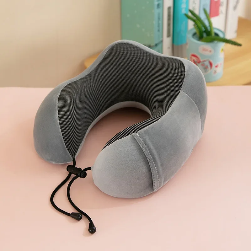 New Soft Travel Pillow U Shaped Travel Healthcare Memory Foam Neck Cervical Airplane Pillow Neck Cushion 2025 Floor cushion Neck 6