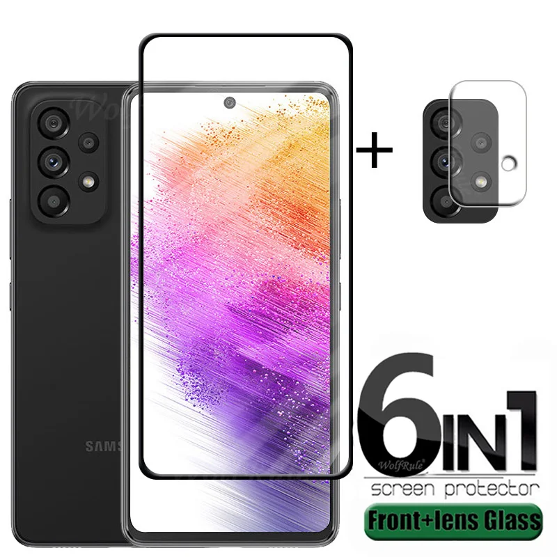Vetro A Copertura Totale Per Samsung Galaxy A73 Vetro Per Samsung A73 Protezione Dello Schermo In Vetro Temperato Per Samsung A 73 A73 5G Vetro Dell'O