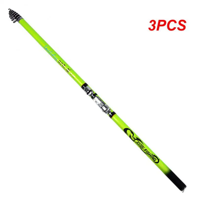 

3PCS Carbon Fiber 3.6M 4.5M 5.4M 6. Spinning Fishing Rod M Power Telescopic Fishing Rod Surf Spinning Carp Feeder Rod