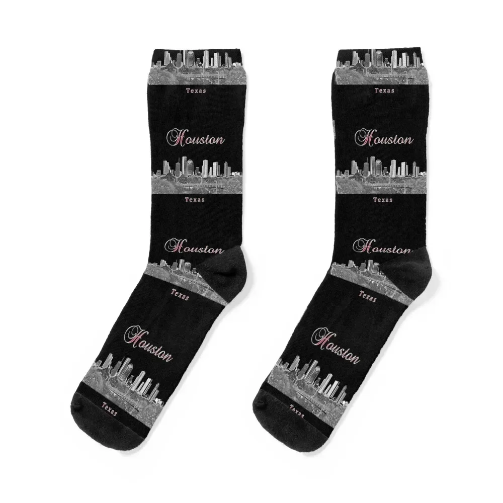 

Houston, Texas, US - Skyline Socks Run designer set Novelties Boy Socks Women's