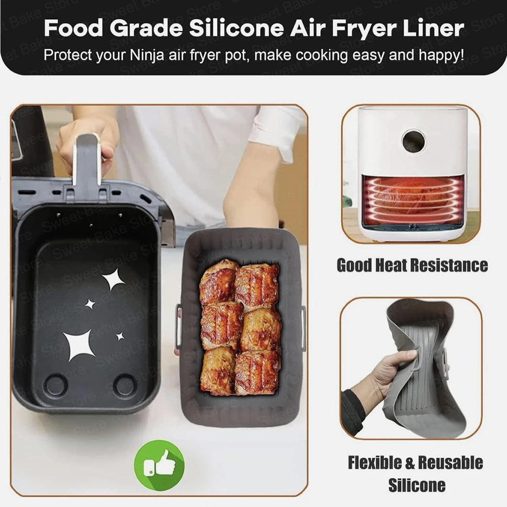 Rectangular Reusable Silicone Liners