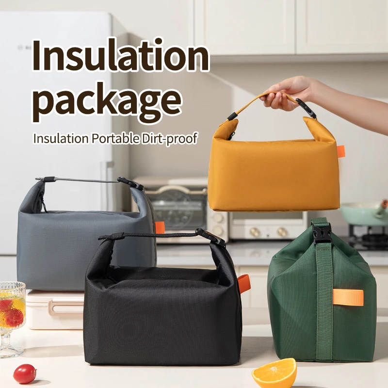 Enhanced Insulated Lunch Tote - Reusable, Leakproof, Portable, Large Capacity for School, Office, and Travel
