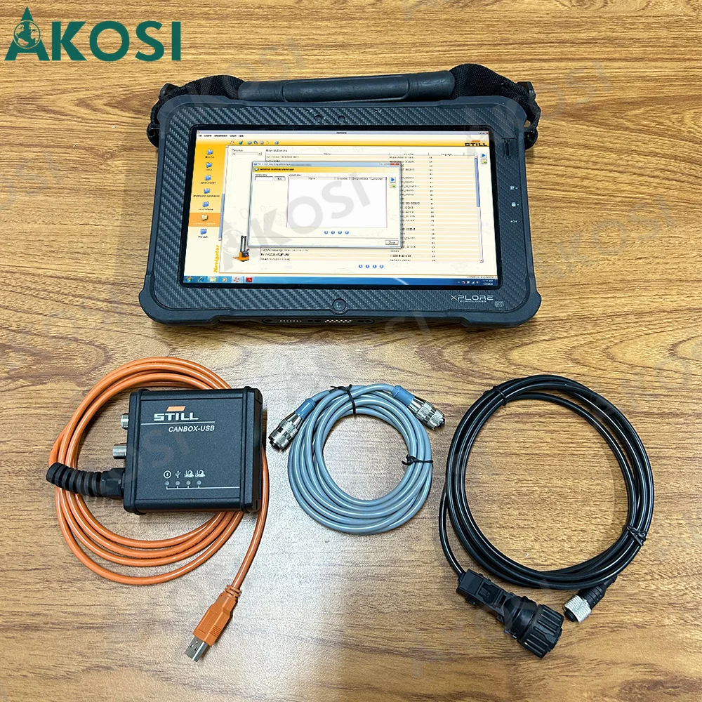 

Диагностический инструмент для флота вилочного погрузчика Canbox 50983605400 кабель флота интерфейсная коробка Can шина линии флота C 2 + Xplore планшет