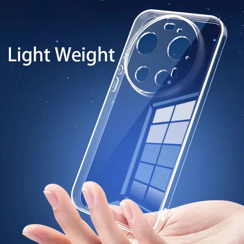 Sleek Ultra Clear Transparent Soft TPU Phone Case - Perfect Fit Cover