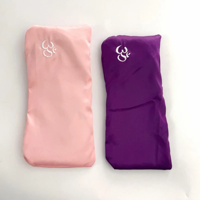 Yoga fitness meditation eye pillow lavender cassia scented improve sleep contemplative meditation