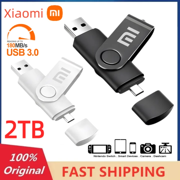 Xiaomi-USB-3-0-Flash-Drives-Pen-Drive-de-Metal-Memory-Stick-128-GB-256 ...