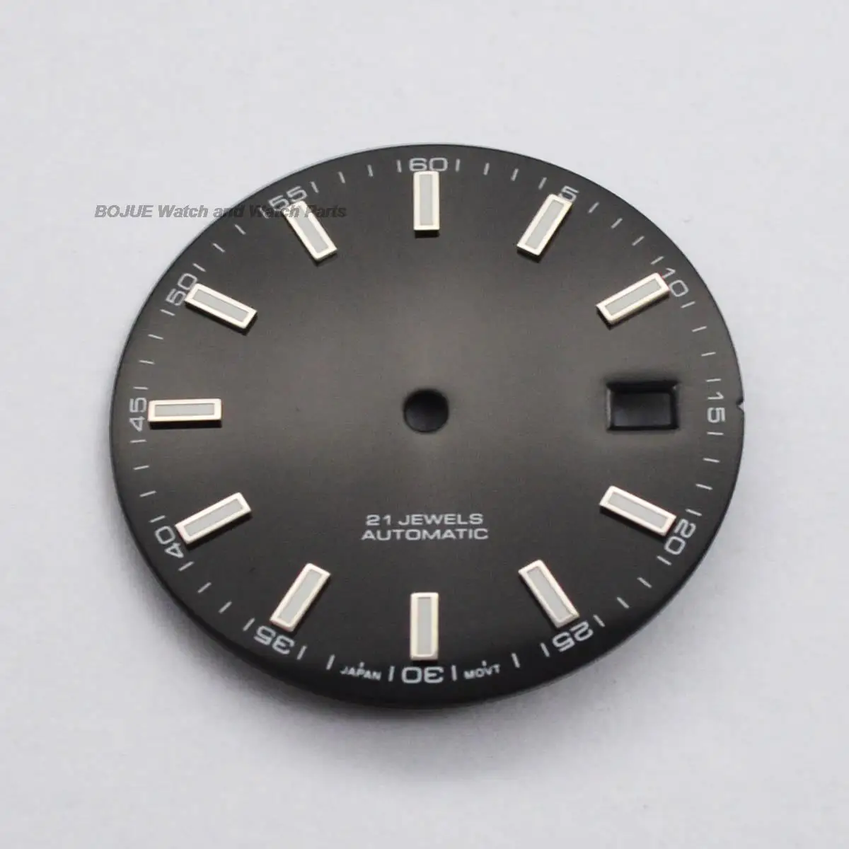 31mm Gold Watch Dial Calendar Window Luminous Sterile Dial DIY Men Watch Faces for Datejust NH35A NH36 Movement