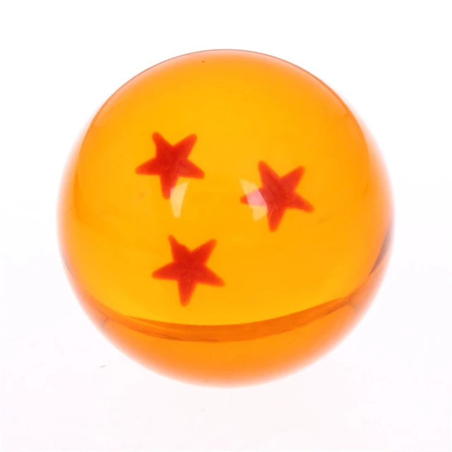 1PC Esferas Del Dragon 4.5CM Dragon Ball Crystal Balls Dragon Ball Anime  Figure PVC Action