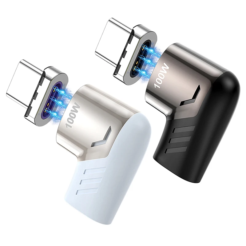 

120 Вт Магнитный USB Type C адаптер для MacBook локоть USB Type C зарядный разъем для магнитного стандарта адаптер