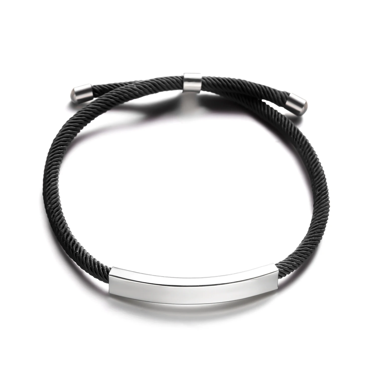 Gravierte Namens- und Datumsanzeige, personalisiertes geflochtenes Seil-Armband für Damen und Herren, Edelstahl-Halskette, Schlüsselanhänger, personalisierter Schmuck – Detail 24
