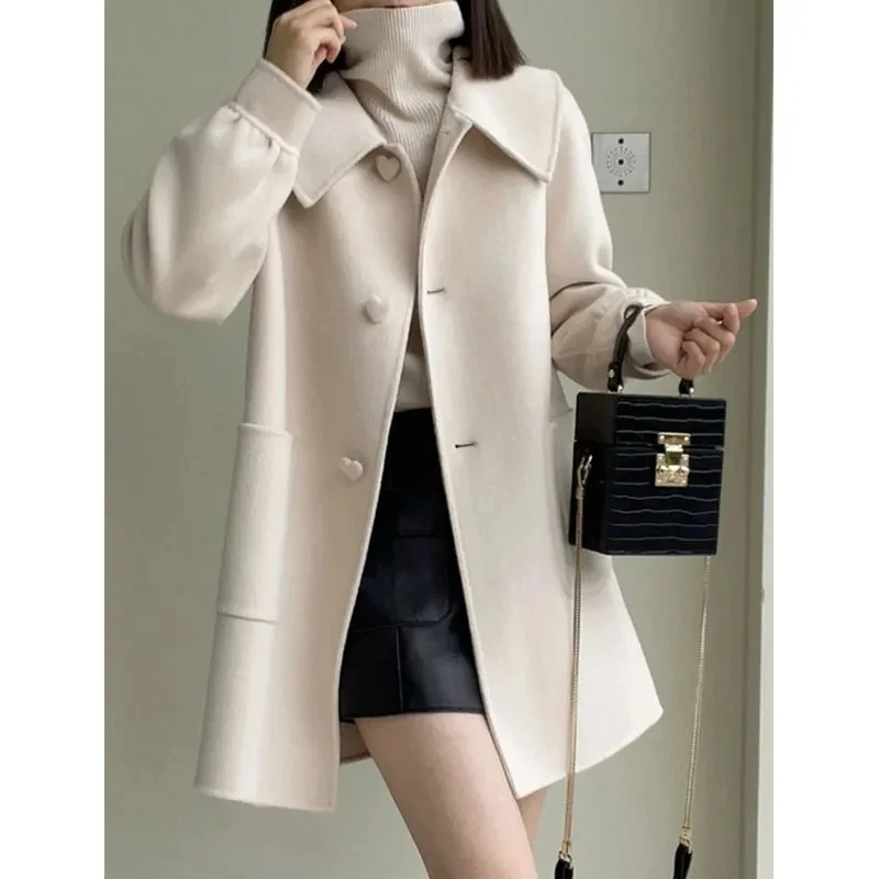 Korean woolen coat image 3