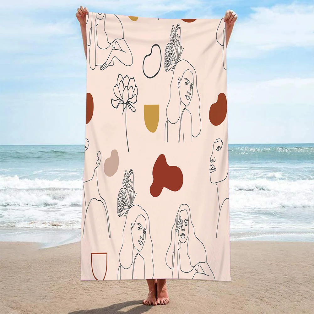 

Быстросохнущее многофункциональное быстросохнущее ультратонкое волокно, быстрое водопоглощение, приятное для кожи пляжное полотенце