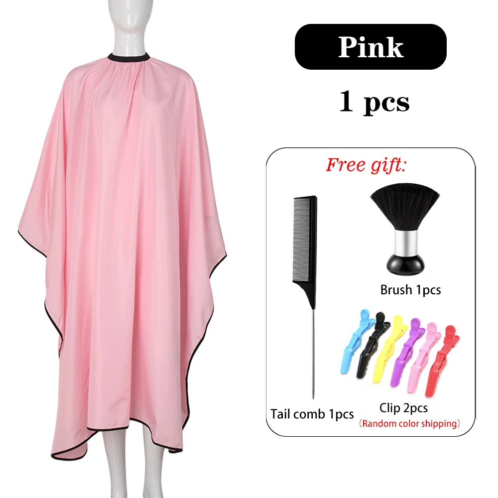 Premium Salon Haircutting Cape with Elastic Band and Hook Closure – 140x160cm Adult Hairdressing Cape