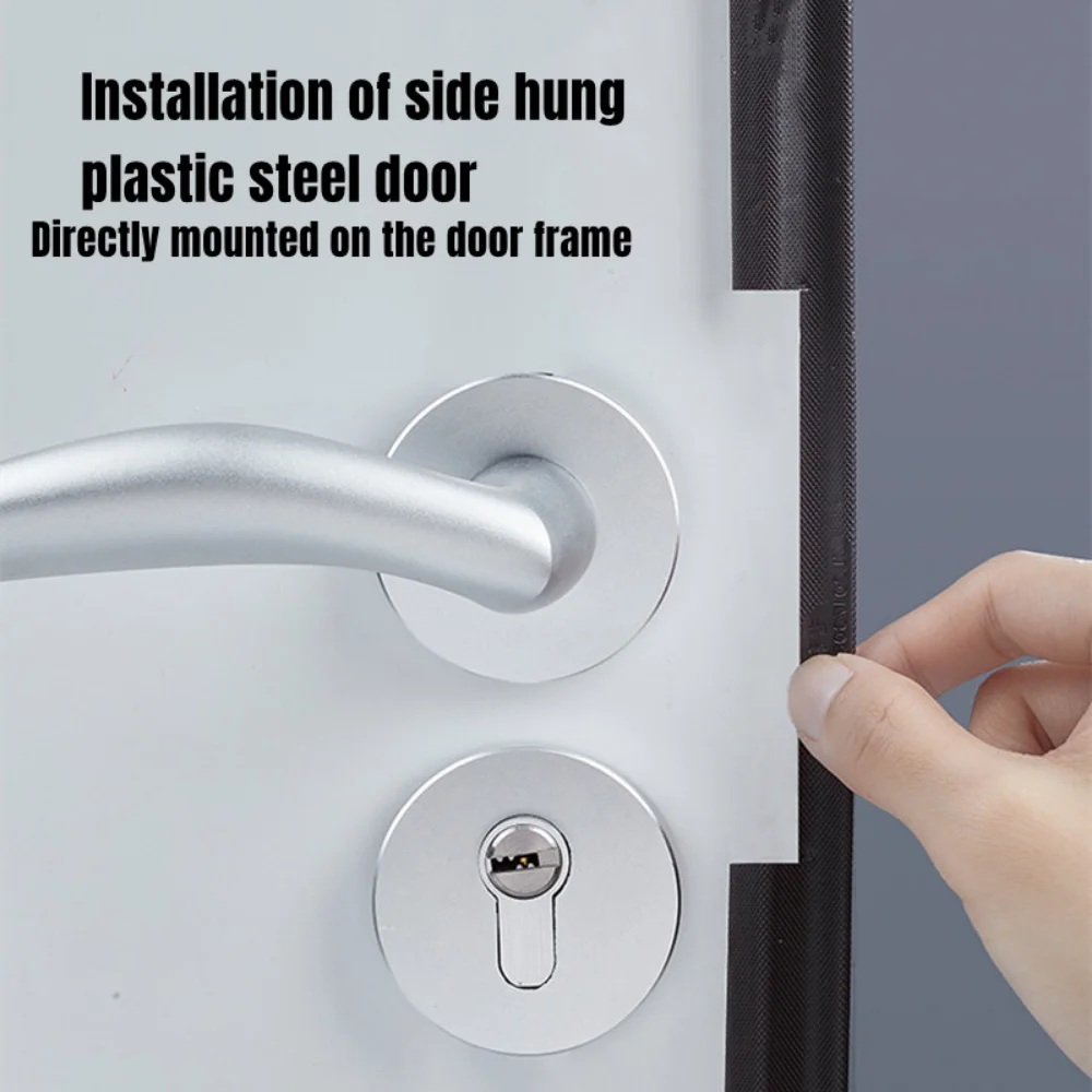 6M Casement Door Window Sealing Strip S Type Soundproof Foam Tape Weather Stripping Dustproof Windproof Gap Filler