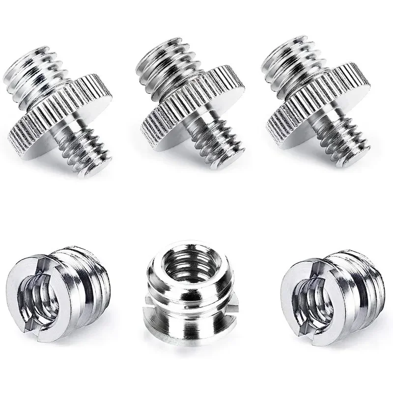 

Camera Mount Screws, 1/4 Inch Male To 3/8 Inch Female Lighting Stand Mount,3/8-1/4"Thread Screw for Tripod/Monopod/Light Stand