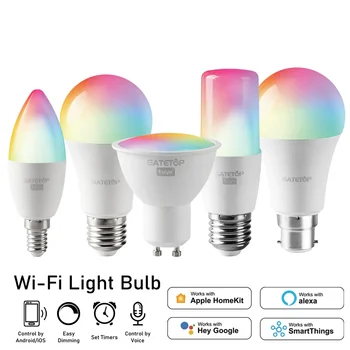 RGB Smart LED Bulb WiFi Dimmable – Tuya App Compatible 1
