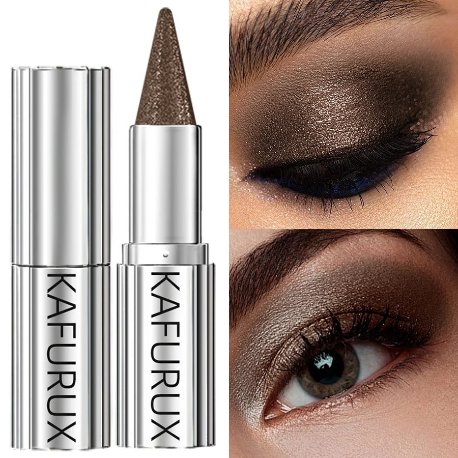 1pc Waterproof Brown Eyeshadow Sticks Long Lasting High Pigmented Shimmer Glitter Natural Eye Shadow Pencil Crayon Makeup Gifts 4 1pc Waterproof Brown Eyeshadow Sticks Long Lasting High Pigmented Shimmer Glitter Natural Eye Shadow Pencil Crayon Makeup Gifts 4