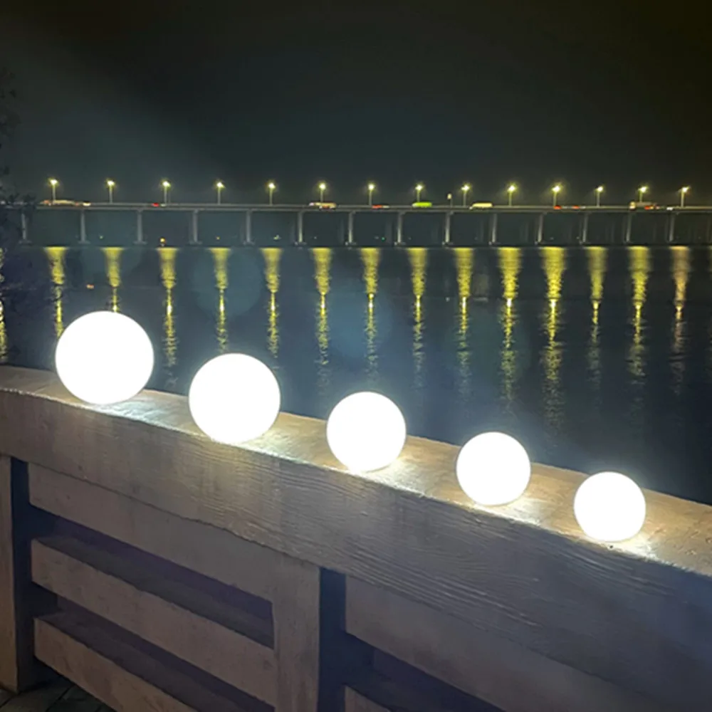 Rechargeable LED Glowing Ball Light for Kid Adult RGB Color Changing Globe Night Light Remote Garden Party Decor crystal ball lights