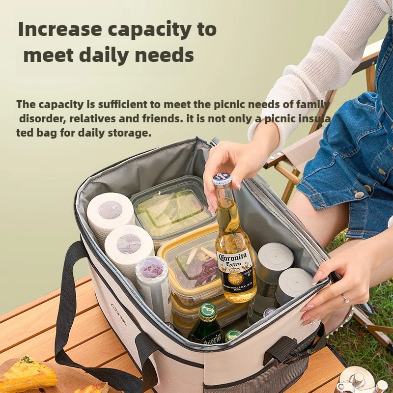Insulation bag Outdoor ice bag Portable camping Outdoor large-capacity waterproof household cold picnic