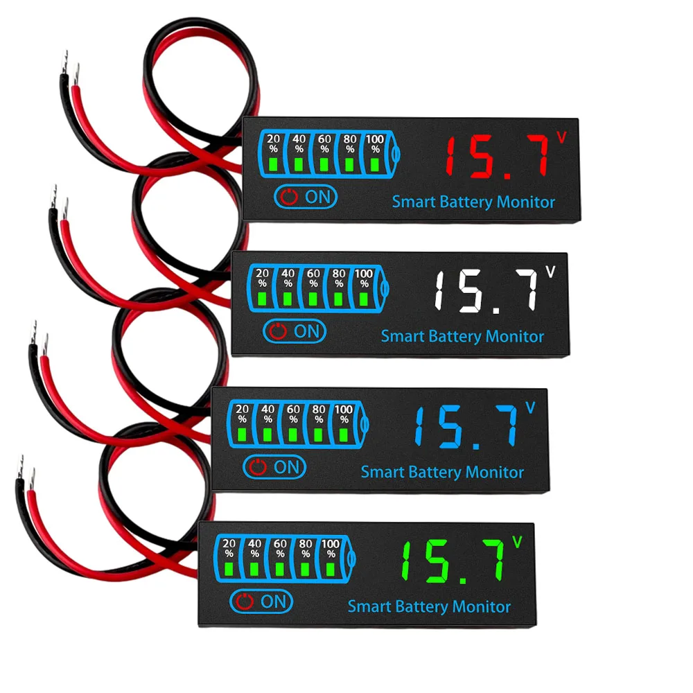 Testeur de Batterie RC 7-55V Vert Jaune Noir pour Lithium LiPo LiFe Plomb