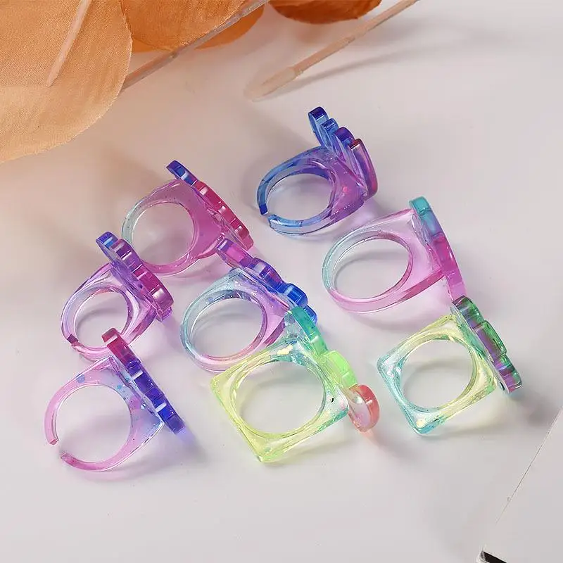 Resin Ring Mold for Epoxy Resin Funny Flower Rings Resin Molds