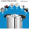 Pressure Cooker 21 Qt Stainless Steel - Large Canning Pot with Lid for Home, Commercial Use - Easy to Clean Any Stove Top 5