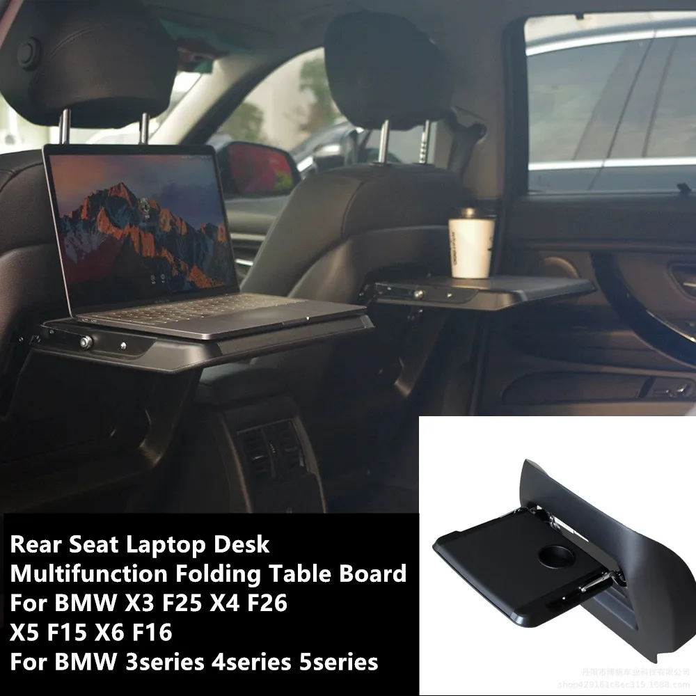 Sitz lehne Auto Tablett Tisch für BMW x3 f25 x4 f26 x5 f15 x6 f16 3 4 5er  Auto Rücksitz Klapptisch für Lebensmittel Essen Laptop - AliExpress