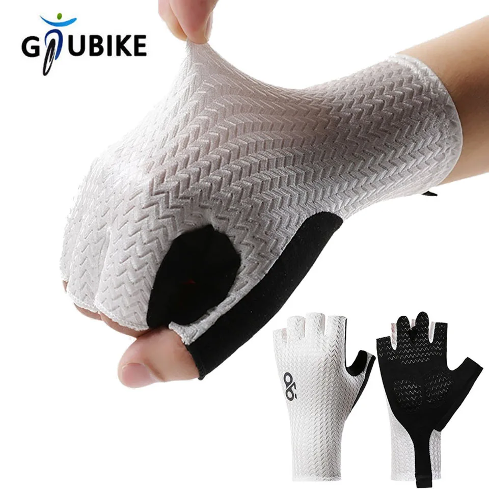 GTUBIKE – gants de cyclisme demi-doigt respirants, ultralégers, pour vélo de route, antidérapants, coussin en Silicone, équipement de Sport rafraîchissant, été