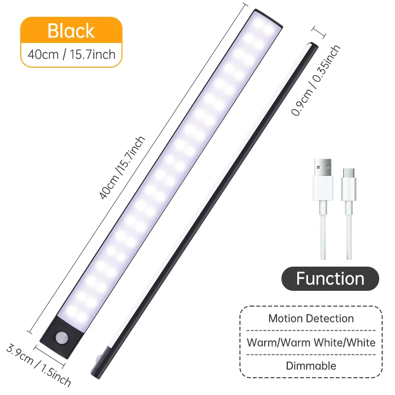 Motion Sensor Light Wireless LED Night Light USB Rechargeable Night thumbnail 5