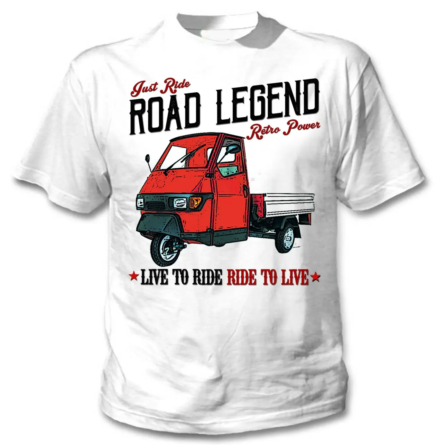 Ape Piaggio 50-Nuova Incredibile Maglietta Grafica S-M-L-Xl-Xxl