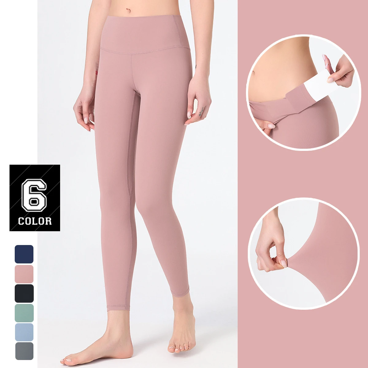 Ladies Running Leggings With Phone Pocket