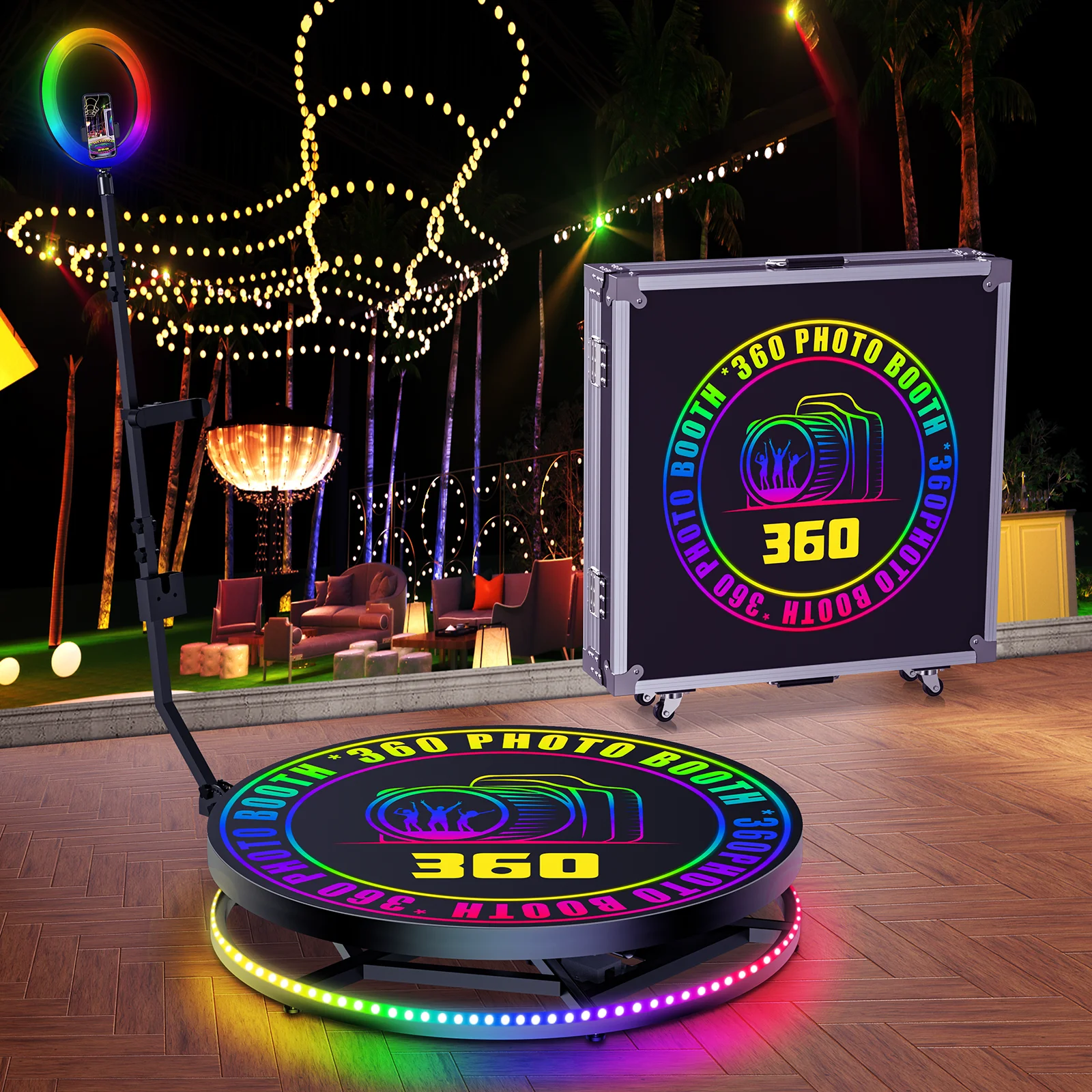 360 자동 회전 셀카 머신, 회전 비디오 부스, 파티 이벤트용 카메라 360, 사진 부스 캐빈 60-115cm