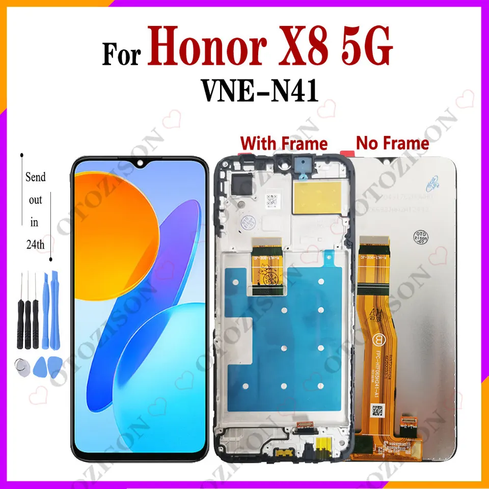 DISPLAY LCD TOUCH PARI ORIGINALE SERVICE HONOR X6 VNE-LX1 LX2 VETRO SCHERMO - Foto 8