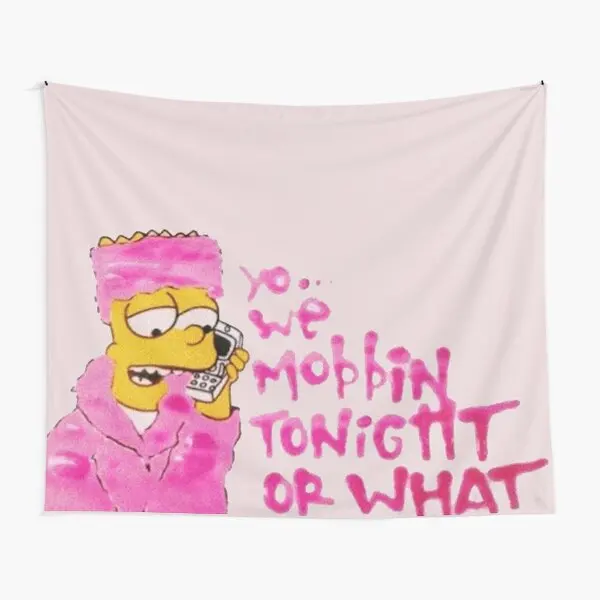 Yo We Mobbin красивый гобелен, покрывало, коврик, комнатное настенное дорожное одеяло для спальни, подвесное художественное украшение для дома с цветным принтом