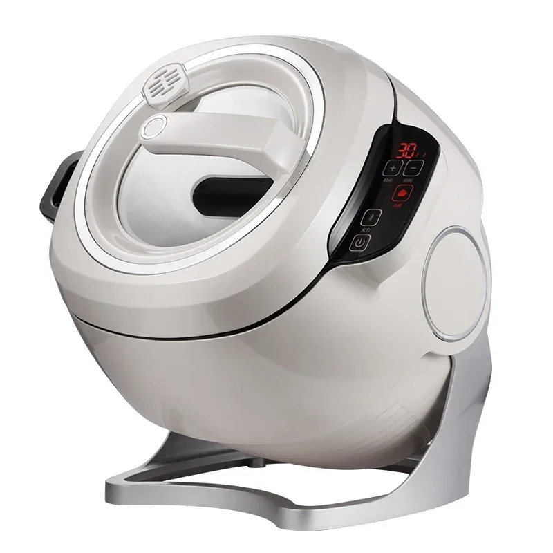 자동 드럼 조리 기계, 지능형 프라이팬, 주방에 필수품, 6L, 220V, 2000W
