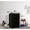 Danby Designer DAR044A4BDD-6 4.4 Cu.Ft. Mini Fridge, Compact Refrigerator for Bedroom, Living Room, Bar, Dorm E-Star in Black 3