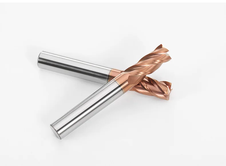 HRC55Eckenradius-Schaftfräser R Bullnose CNC-Wolframkarbid-Stahlschneider Oberflächenbearbeitung Metallfräser Werkzeug 4 Flöten R0,5 R1 R2 – Detail 13