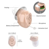 Invisible Hearing Aid Ear Hearing Device CIC Hearing Aid Mini Sound Amplifier Hearing Aids Hearing Amplifier for The Elderly - Image 5