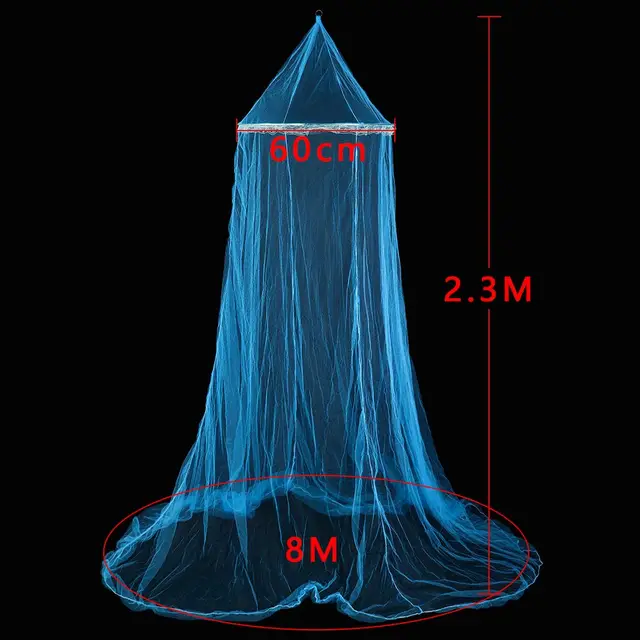 Canopy Encryption Dome Fly Insect Mesh Princess Mosquito Net Repellent Protection Single Entry Bed Decoration 5