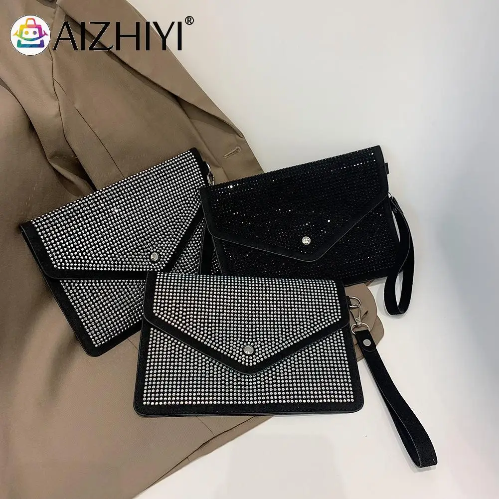 Monederos de lentejuelas para mujer, carteras de mano de imitación para fiesta de boda con diamantes, bolsos de noche, monedero mujer, viaje de al aire libre - AliExpress